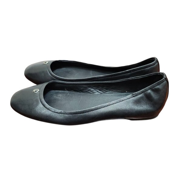 Kate Spade Womens Keaton Ballet Flats Shoes Black Leather Slip On Size 8.5 - Picture 6 of 12